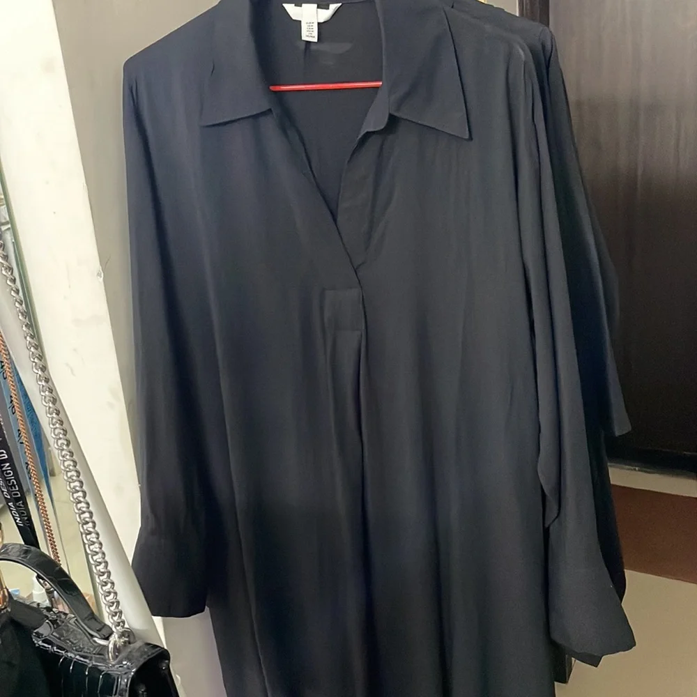H&M Lyocell-blend shirt dress | NWOT - Picture 8 of 11